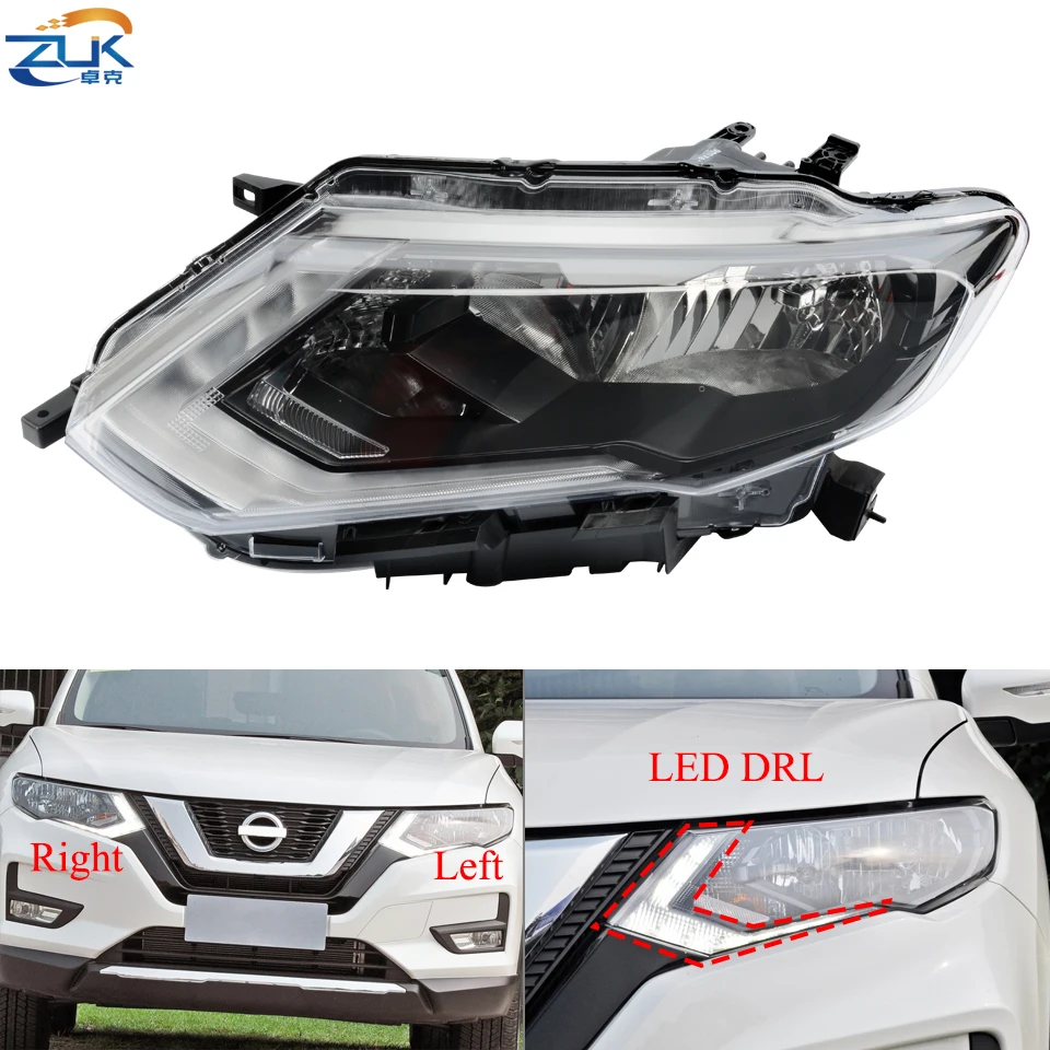 Передний галогенный налобный фонарь ZUK головная лампа для NISSAN X TRAIL ROGUE T32 2017 2019