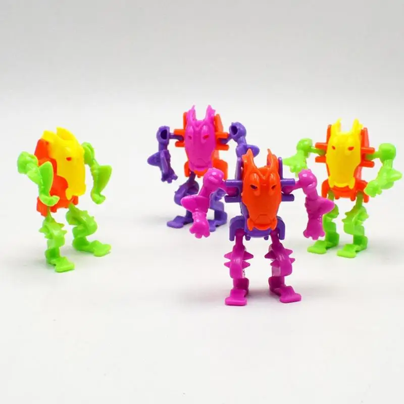 Новинка Монстр воин DIY сборочные игрушки Дети обучающая игрушка-вкладыш подарок