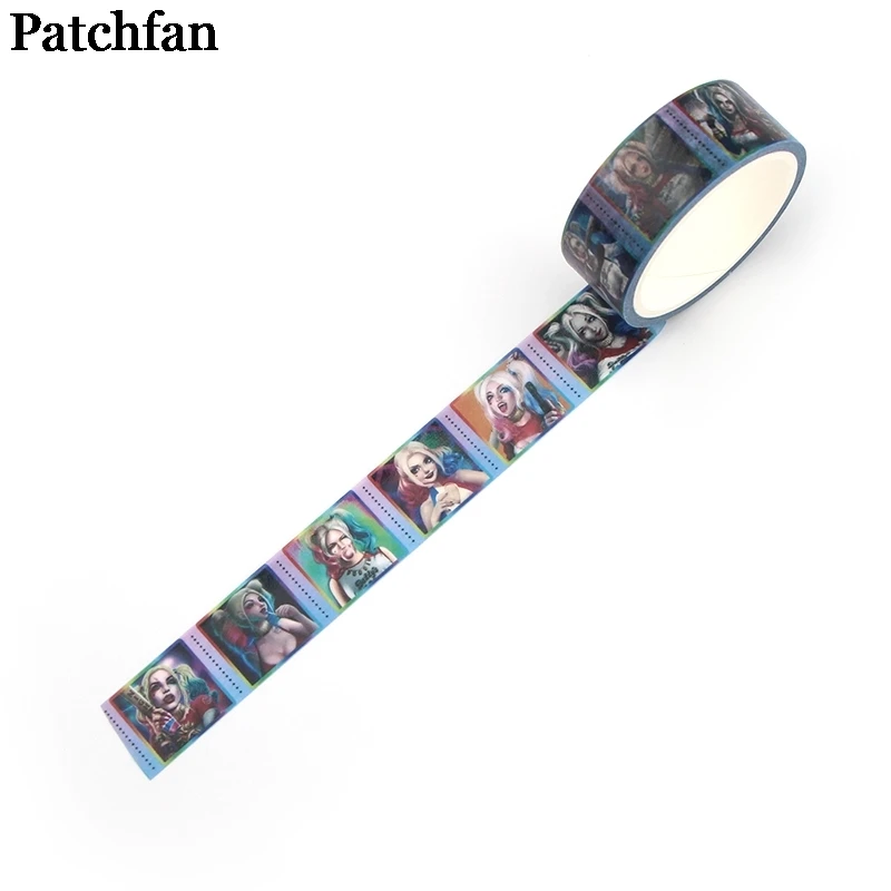 20 шт./лот Patchfan отряд самоубийц Харли Квинн Винтаж забавные DIY Скрапбукинг малыш Васи клейкие ленты бумага маскировки стикеры Пастер A2219