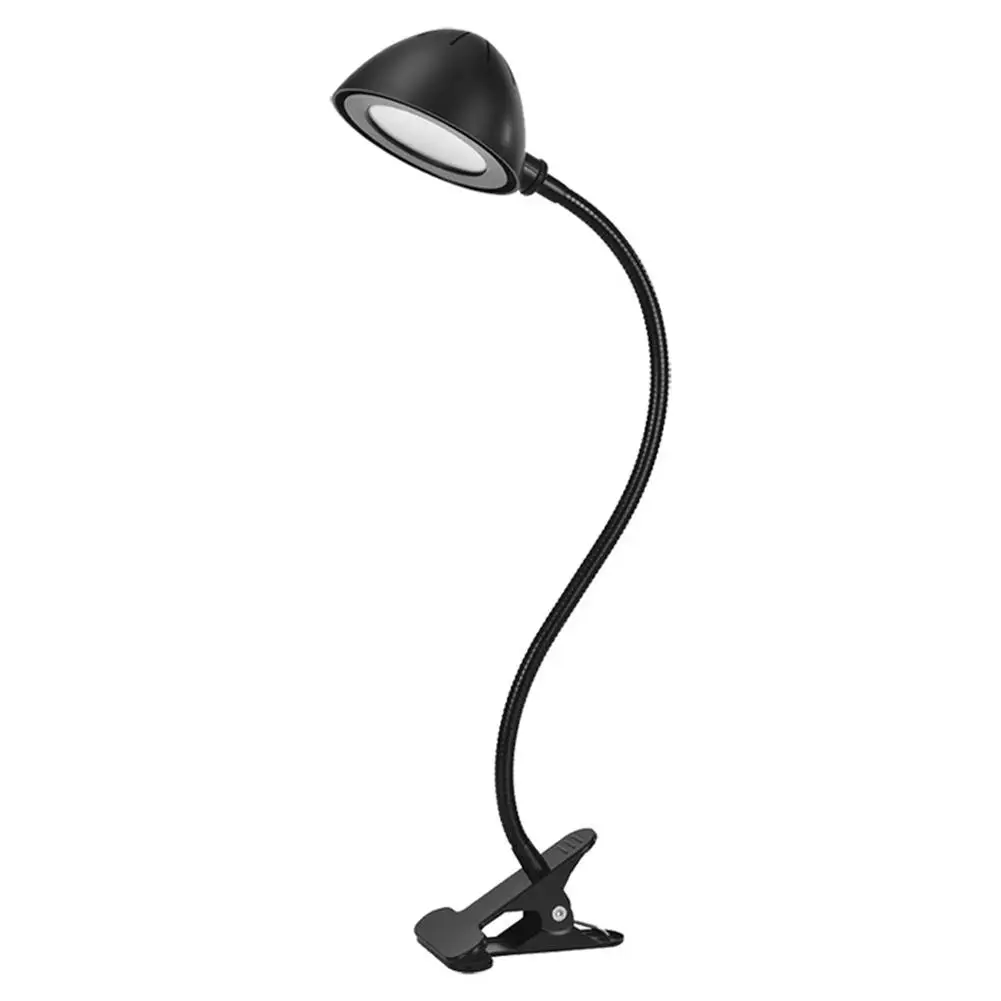 

GloryStar Simple Rechargeable Plug - in Style Eye Care LED Table Lamp with Clip for Bedside Reading