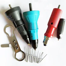 Электрическая Заклепка гайка пистолет клепки инструмент беспроводные клепки Дрель адаптер вставка гайка инструмент клепки Дрель адаптер 2,4 мм-4,8 мм