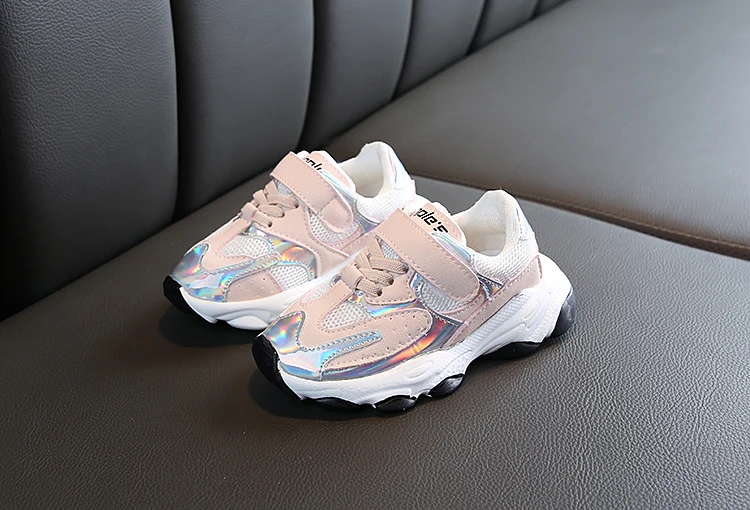 Children Casual Shoes Soft Kids Sneaker Running Shoes For Boys Breathable Girl Sport Shoes Spring Non-Slip SSW017