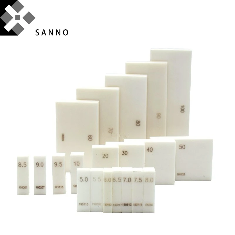 High Precision Ceramic Gauge Block 0 / 1 Grade 0.5mm 25mm Slip Gauge