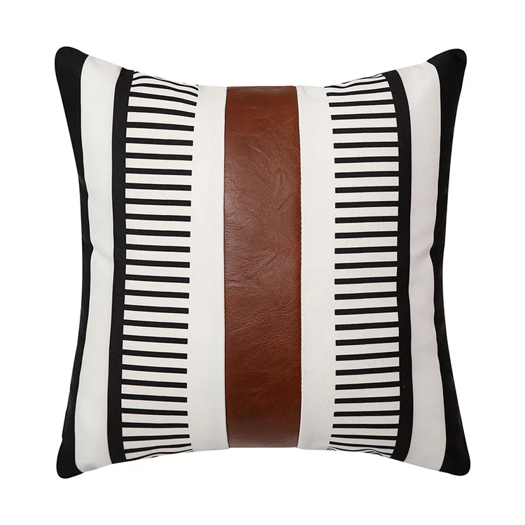 Molotu Decorative Cotton Canvas Pillow Covers Home Decorative Sofa Cushion Cover