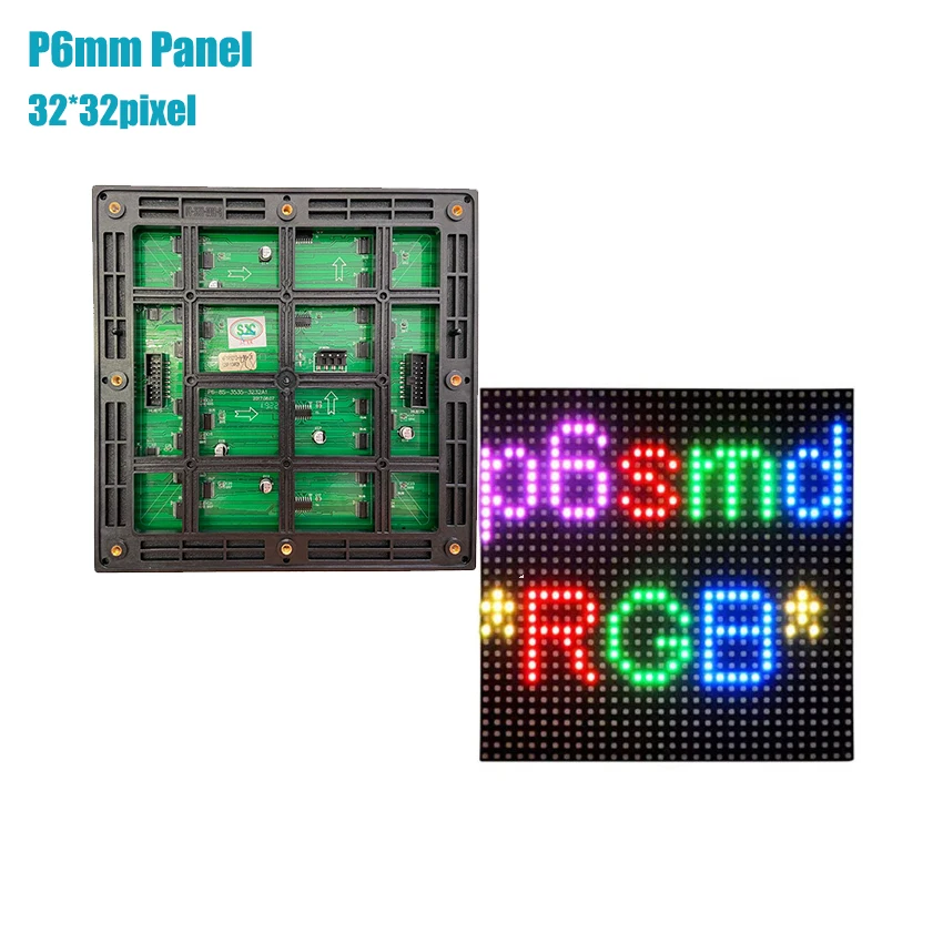 Матрица P6 открытый светодиодный модуль 192x192 мм 32x32 Пиксели 1/8 сканирования SMD3535