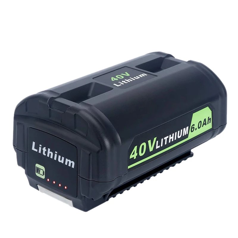 

40V 6000MAh Lithium Battery for Ryobi Collection Cordless Power Tools OP4015 OP4026 OP40201 OP40261 OP4030 OP40301 OP4040 OP4040