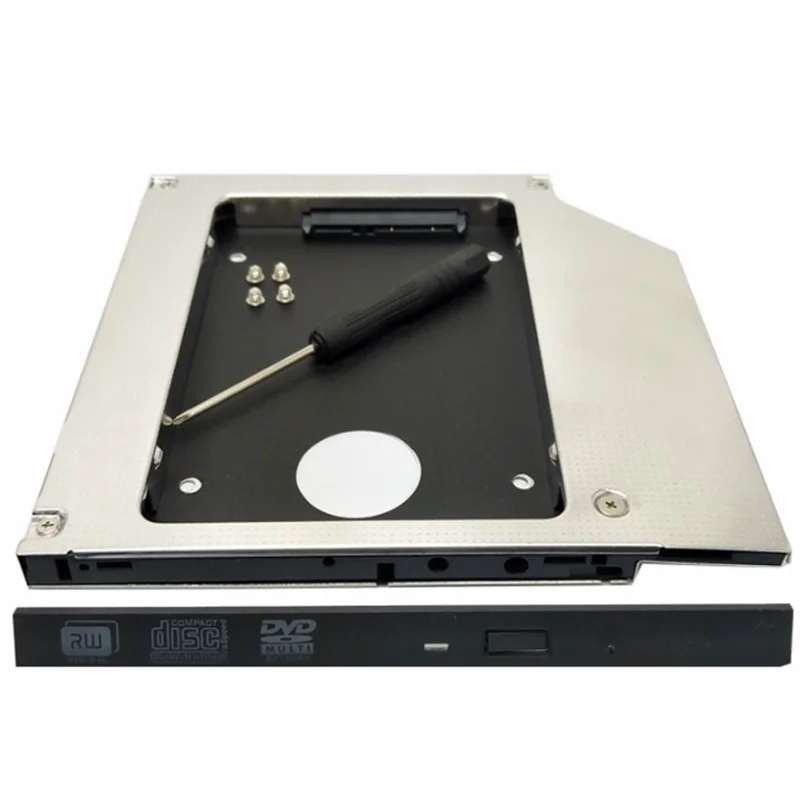 Переходник 12 7 мм SATA для установки второго жесткого диска HDD SSD Caddy адаптер Lenovo G500