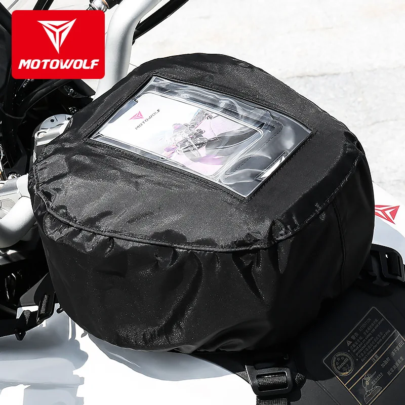 Сумка MOTOWOLF для мотоцикла черная сумка Mochila Maletas Bolso Motocicleta сумки топливного бака