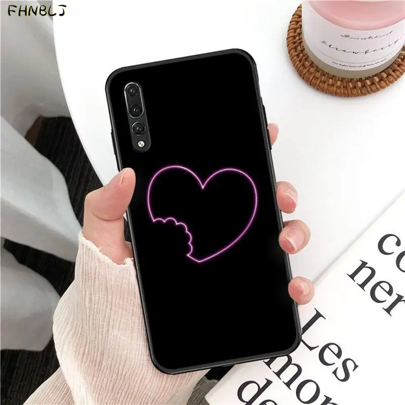 FHNBLJ чехол для телефона с разбитым сердцем huawei p10 lite p20 P40 pro p30 psmart 2019|Бамперы| |