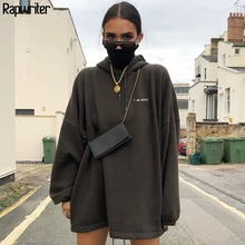 Rapwriter Streetwear Fake 2 Pieces Oversized Turtleneck Hoodie Women 2019 Casual Loose Pullover Letter Long Sweatshirt Pullover Rapwriter Streetwear Fake 2 Pieces Oversized Turtleneck Hoodie Women 2019 Casual Loose Pullover Letter Long Sweatshirt Pullover