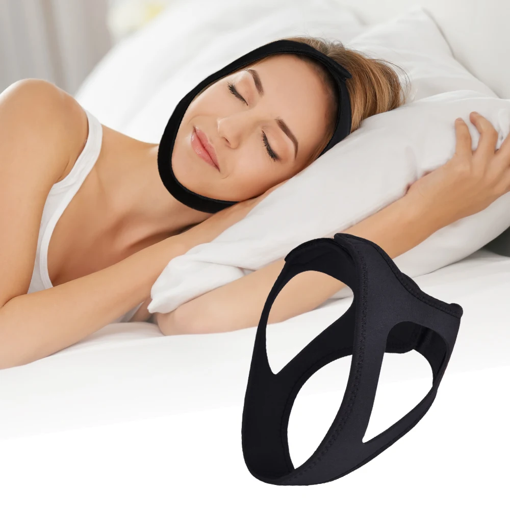 

Anti Snoring Belt Chin Strap Stop Snoring Jaw Solution Anti Apnea Sleep Support Belt Sleeping Care Tools for Men Women