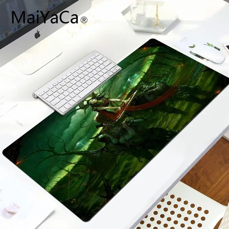 LockEdge 30x80cm MaiYaCa Evil Fantasy офисные мыши геймер силиконовый коврик для мыши Удобная мышка коврик игровая защелка для мыши игровой коврик для мыши - Цвет: LockEdge 30x80cm
