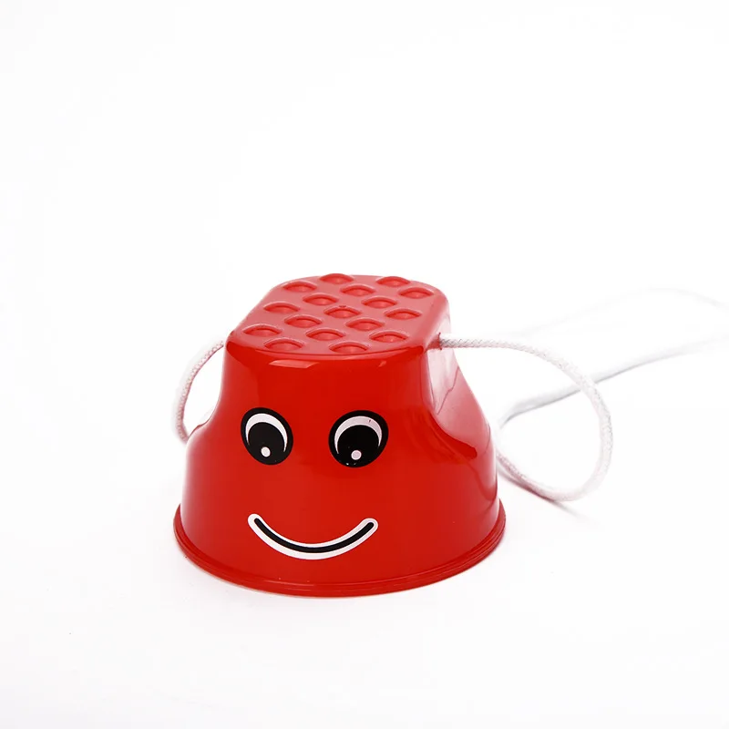

5 Colors 1pc Walk Stilt Jump Toy Plastic Smile Face Pattern Children Outdoor Fun Sports Balance Training Toy Best Gift
