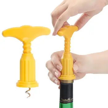 

3pcs T-shaped corkscrew wine opener set Hand Bottle Opener Cork Out Tool for home bar restaurant stopper screwdriver easy to use