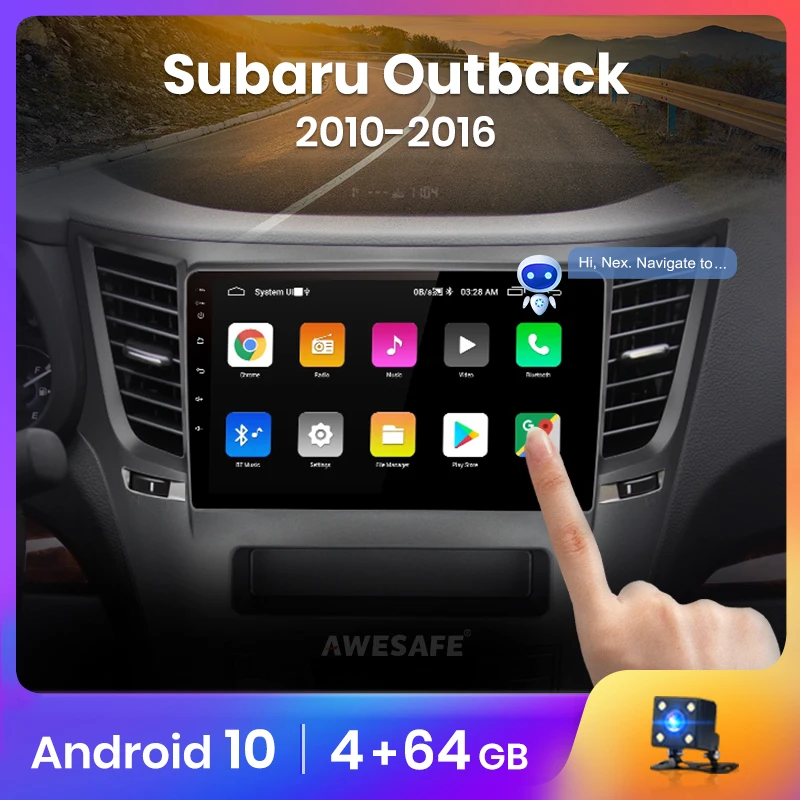 Awesafe Px9 For Subaru Outback 2010 2016 Car Radio Multimedia Video