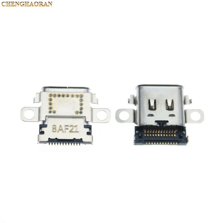 

ChengHaoRan 1pc 2pcs 3pcs New Replacement For Nintend Switch NS Console Charging Port Power Charger Connector Socket