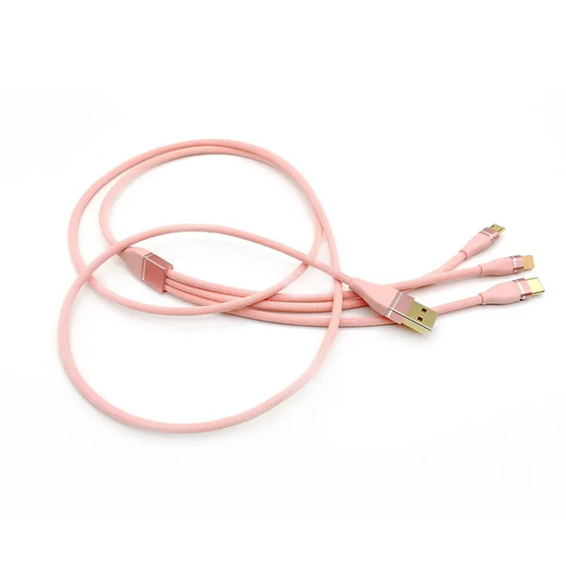 Cafele USB 3 в 1 кабель 2.4A Быстрая зарядка Micro Usb кабели для iphone Xs Max Xiaomi M9 M8 Redmi Note 7 Hua wei