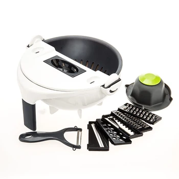 

Multifunction Vegetable Cutter 9 in 1 Grater Manual Radish Potato Slice Grater Fruit And Vegetable Tools Kitchen Tool