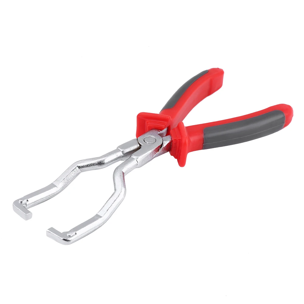 

Car Fuel Feed Pipe Plier Gasoline Steel Fuel Line Hose Clip Clamp Car Handheld Removal Tool For Removal Fuel Filter