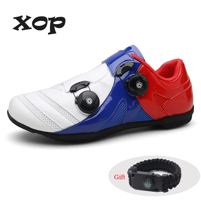

2019 New Men's Cycling Shoes with Nylon Sole Breathable Road Mountain Bike MTB Shoes Triathlon Self-Locking SPD Shoes women