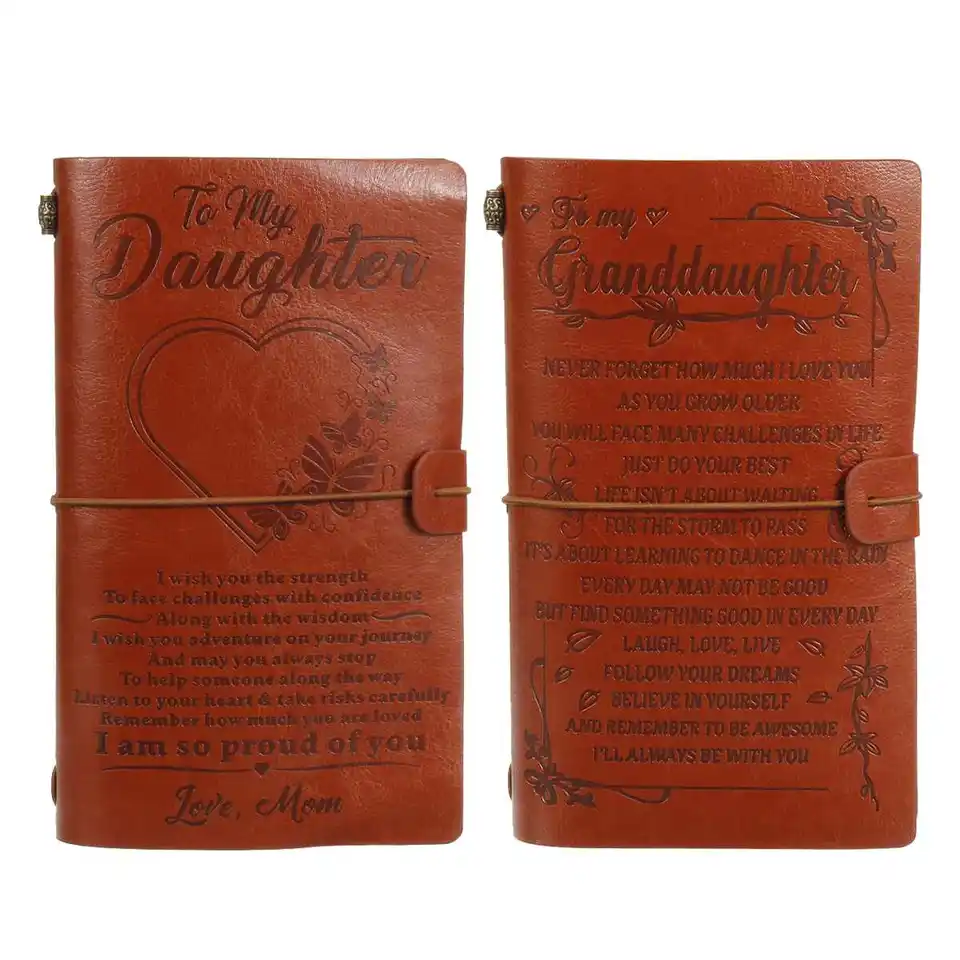 leather journal for daughter from dad