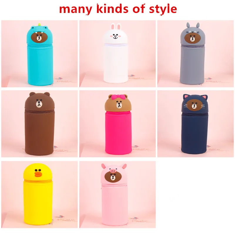 Silicone Cartoon Makeup Bag Multifunction Women Travel Tote косметичка Large Capacity Portable Waterproof Washing Cosmetic Bag