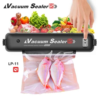 

110-220V Best Food Vacuum Sealer Machine Vacuum Sealing Machine Film Container Food Sealer Saver Include 15Pcs Vacuum Packer