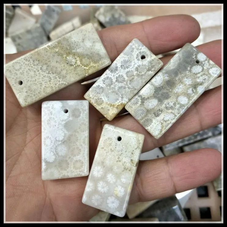 

1PC gem stone pendants rectangle shape 35x20mm for women fashion jewelry making items new designs 100% nature stone good you