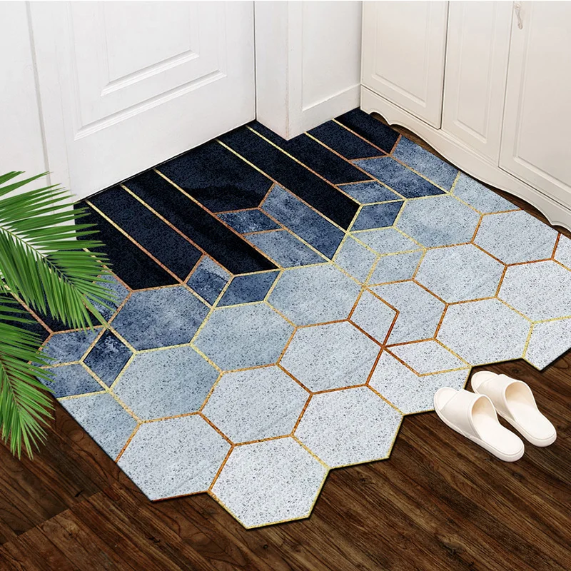 Entrance Indoor Front Back Door Mats Rug Soft Waterproof PVC Non