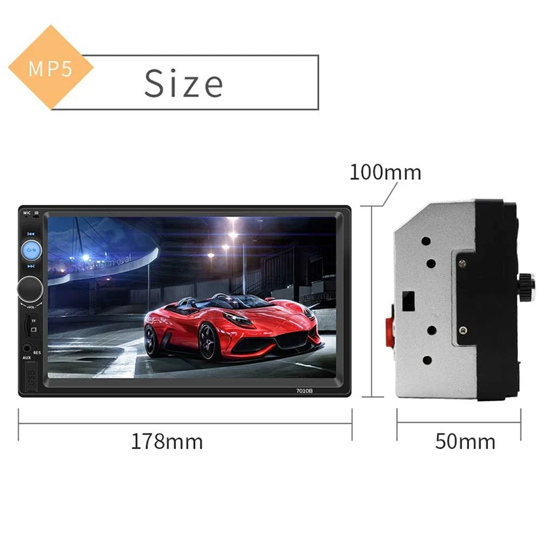 VODOOL 7010B 2 din Android автомобильный мультимедийный плеер авторадио 2Din стерео 7
