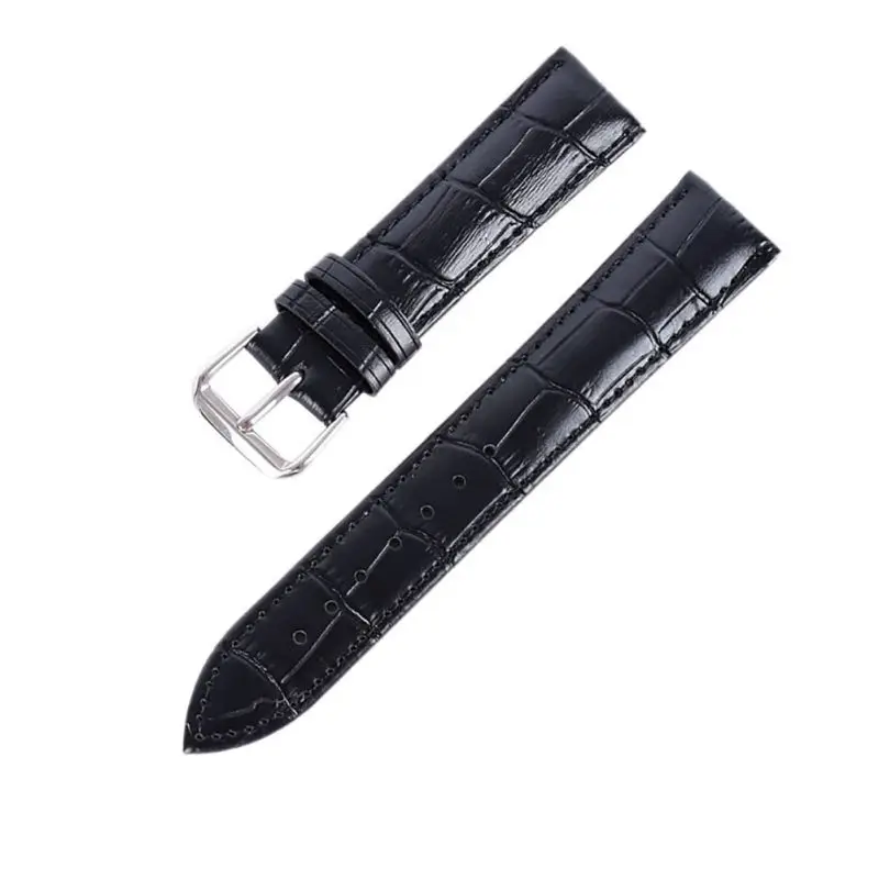 Новейшая мода Новая Мода бамбуковые узлы шаблон часы наручные ремень наручные часы Band16mm-18mm-20mm-22mm-24mm Ремешок Браслет - Цвет ремешка: Черный