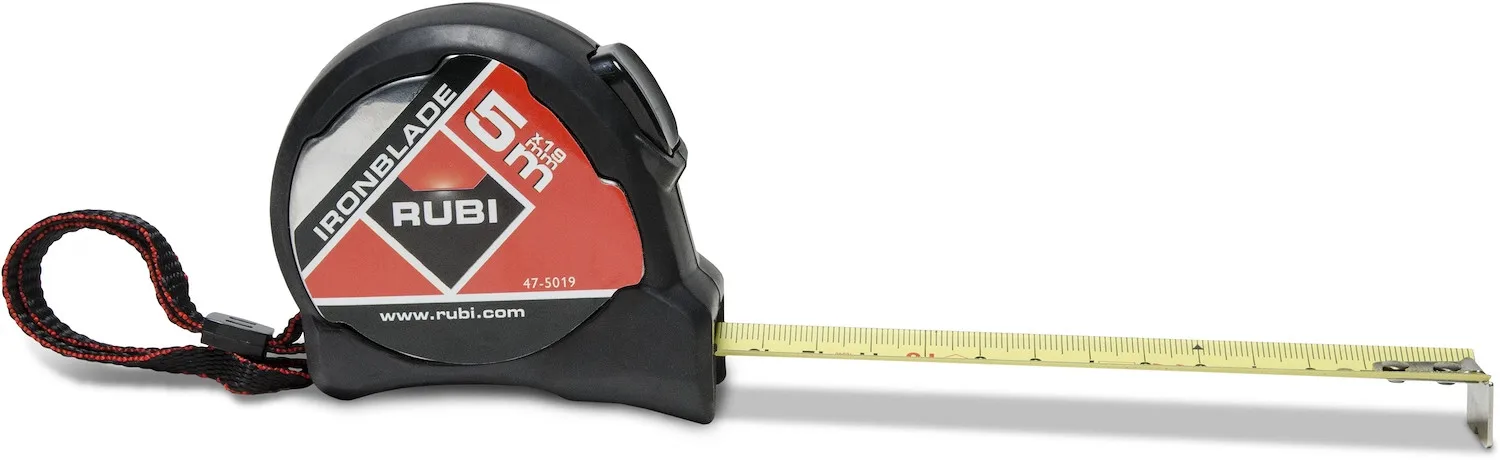 Рулетка IRONBLADE 5м*19мм RUBI | Инструменты