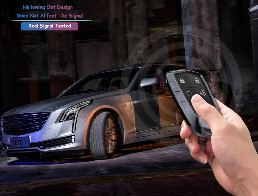 Новые металлические ключи крышка чехол для Cadillac Escalade CTS XTS ATS ATS-L XLS SRX от АТС ХЦ 4/5/6 Кнопка 28Т CTS-V XT5 CT6 защитный чехол