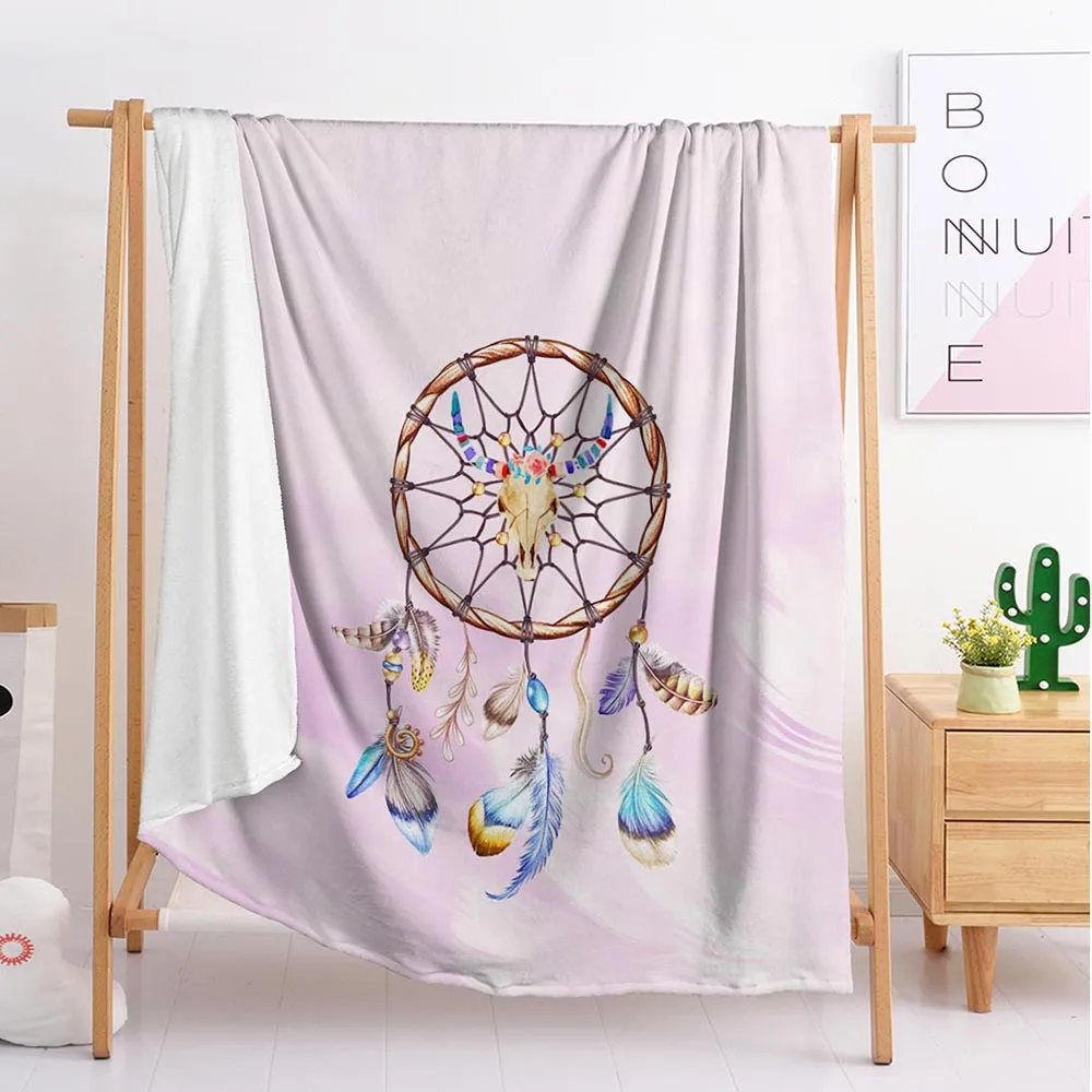 

2020 new dream catcher export Throw Blanket flannel blanket blanket cover blanket single double bedding men and women bedding