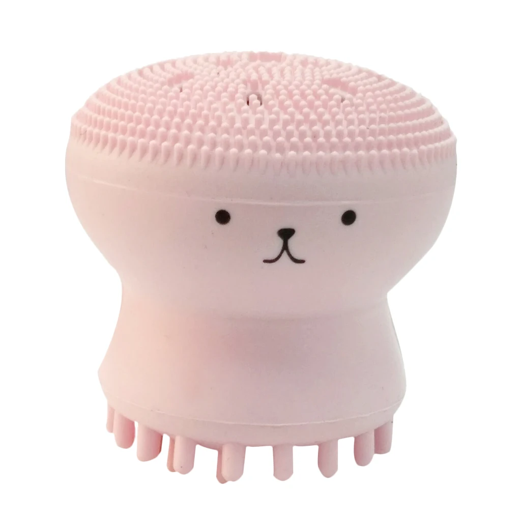 Cute&Clever Octopus-shaped Replacement Facial Skin Care Washing Face Brush Great Gift for Your Mother&Girlfriend.