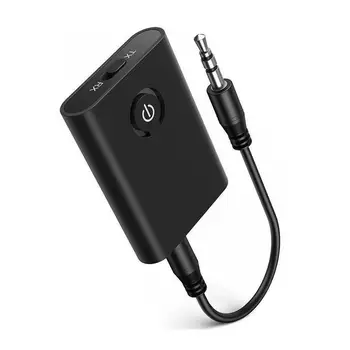 

2 in 1 Bluetooth 5.0 Transmitter Receiver TV PC Car Stereo Audio Music Speaker 3.5mm Car/Home Adapter/Headphones Device Hif A6F1