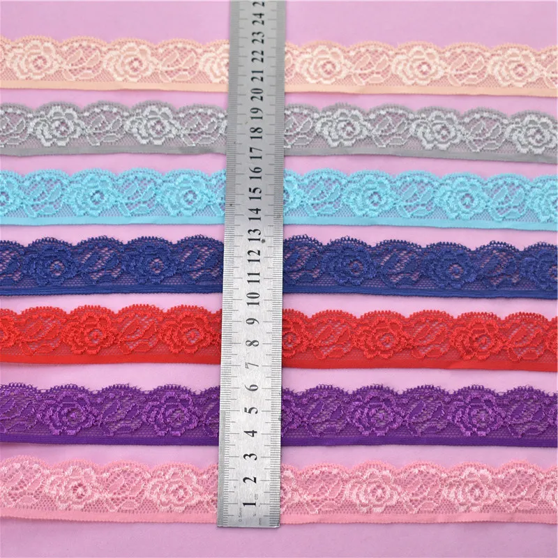 Lace Fabric Stretch Elastic Lace Ribbon Embroidered Sewing Clothing Underwear Accessories