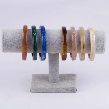 

New Vintage Resin Bracelets Bangles Women Lvory Brown Acrylic Wide Geometric Bangles Female Simple Charm Hand Decoration Jewelry