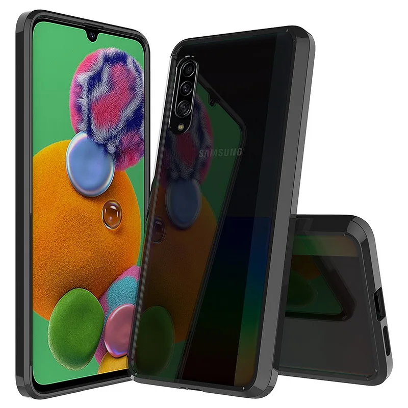 Для samsung A90 5G чехол Кристальный Гибридный Бампер прозрачная твердая акриловая задняя крышка для samsung Galaxy A90 5G полный защитный чехол для телефона