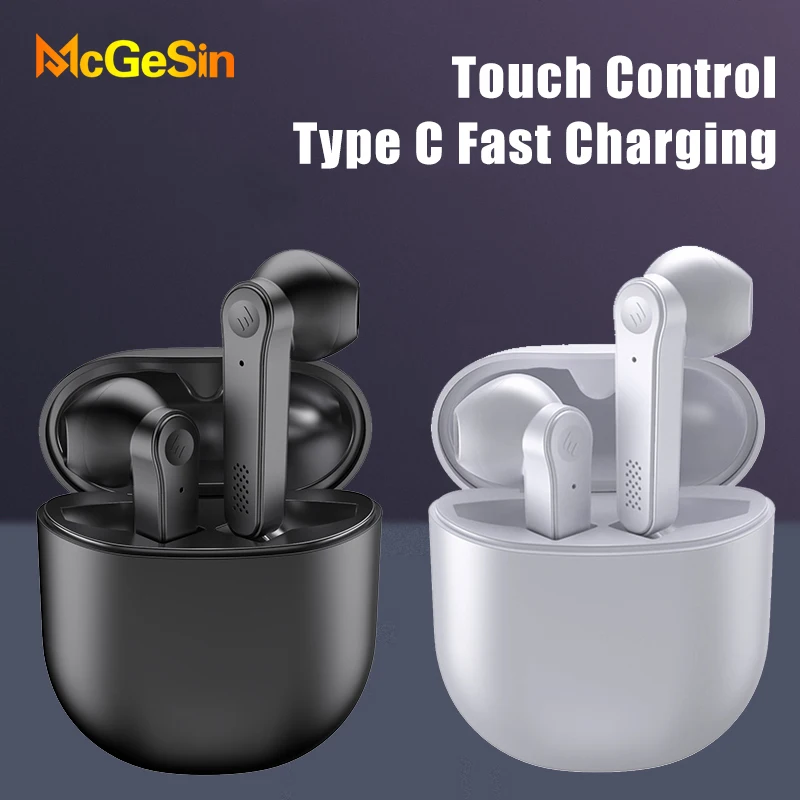 TWS наушники McGeSin X16 с поддержкой Bluetooth 2020 и сенсорным управлением|Наушники