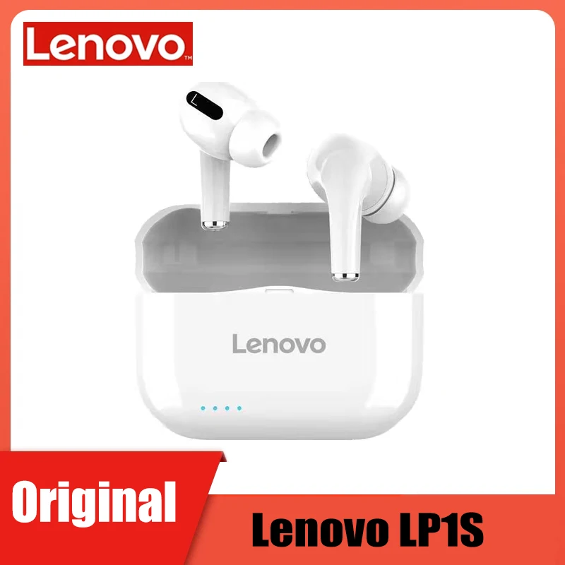 Lenovo LP1S TWS Wireless Earphone Bluetooth 5.0 Dual Stereo Touch Control for iOS/Android
