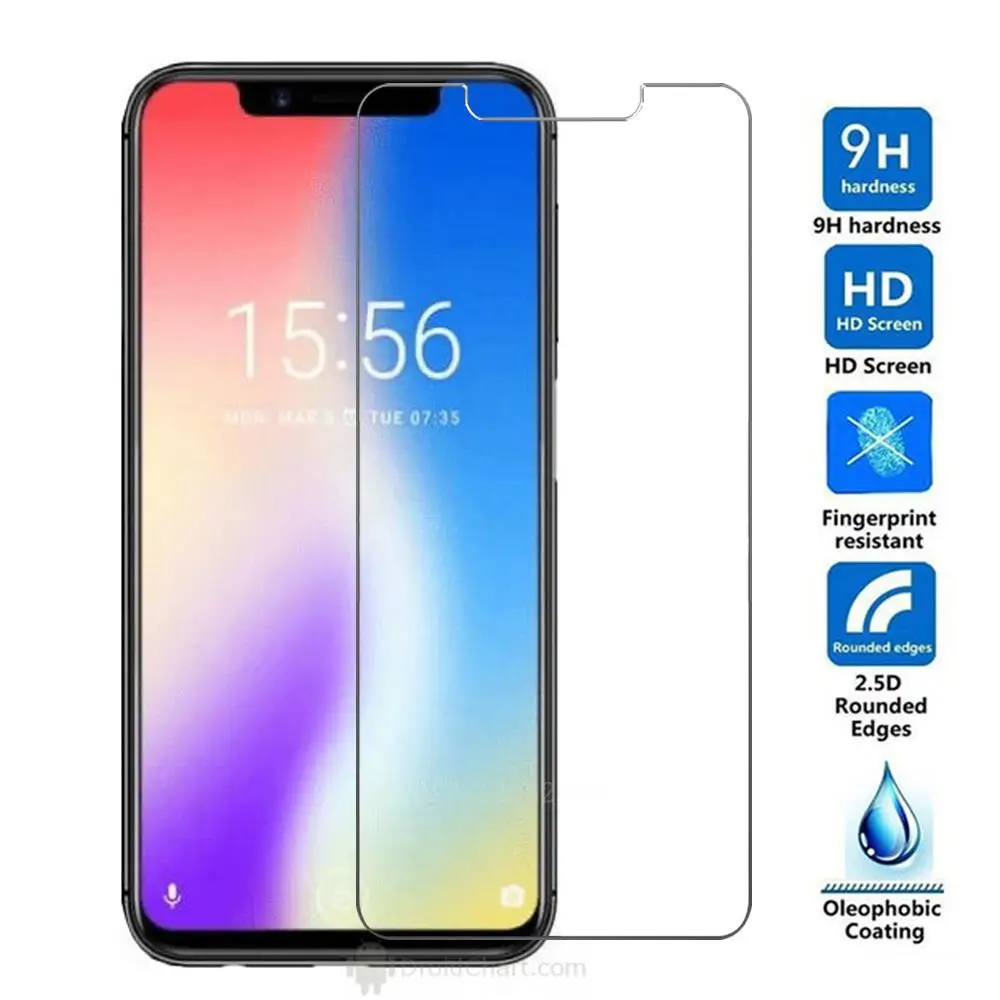 UMIDIGI ONE Tempered Glass Good Quality Premium 9H Screen Protector Film Accessories for PRO max (Not 100% Covered) | Мобильные