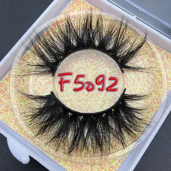 

Mikiwi Brand 5d Square Case Glitter Case box Mikiwi 25mm Long 5D mink lashes long lasting eyelashes Big dramatic volume Lashes