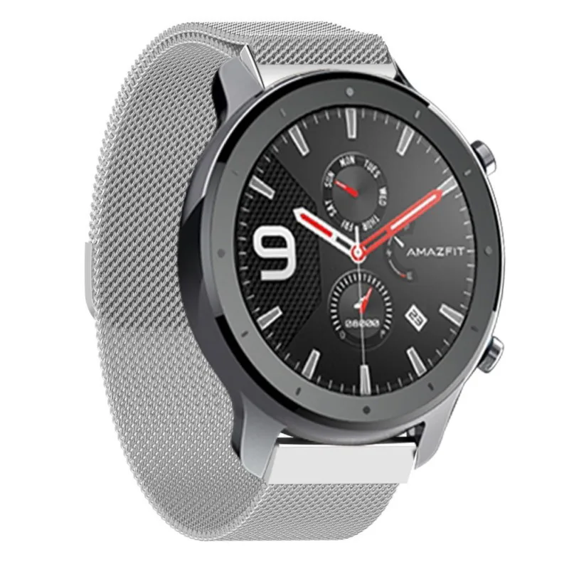 

Strap For Amazfit GTR Watchband Replacement Milanese Magnet Adsorption 22mm Watch Strap Smartwatch Accessories