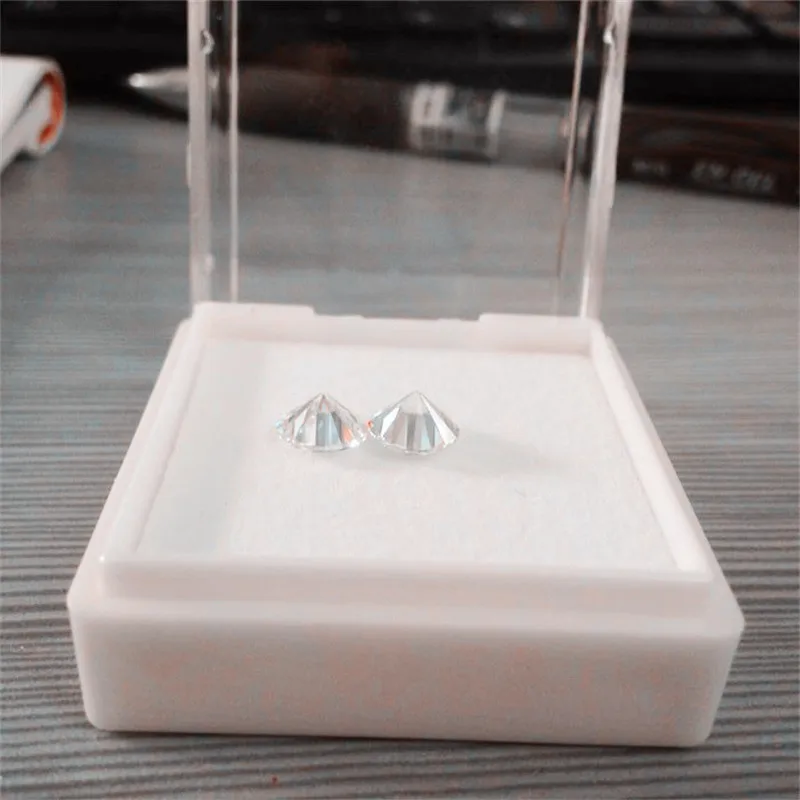 Тест положительный, включая сертификат 3ct 9 мм IJ цвет заводская цена VVS блестящая резка муассанита