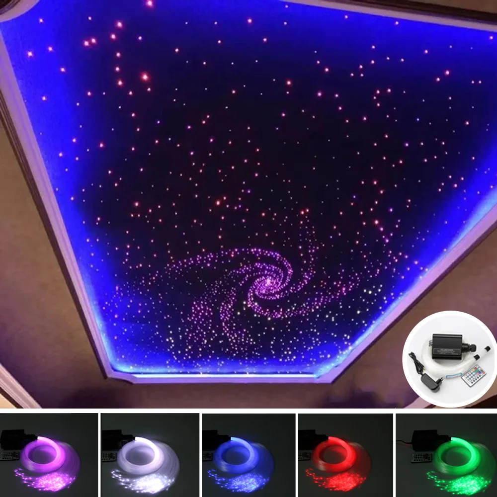 Led Fiber Optic Star Ceiling Light Kit Mixed 335 Strands 0 75 1 0