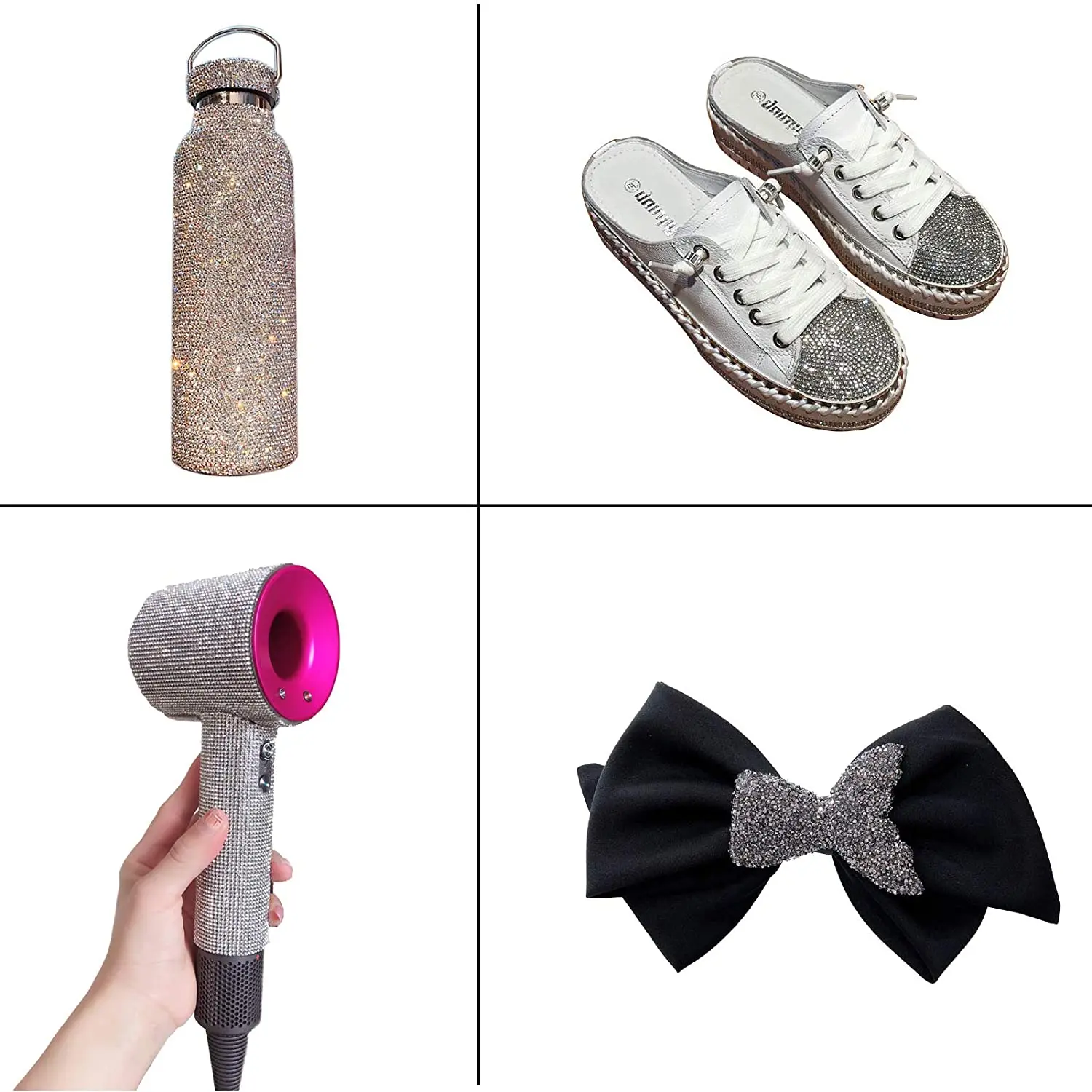 24*40CM kamínky nálepka sebe lepidlo auto dekorace glittery klenot umění řemesel DIY telefon pouzdro chladný fixaci kamínky