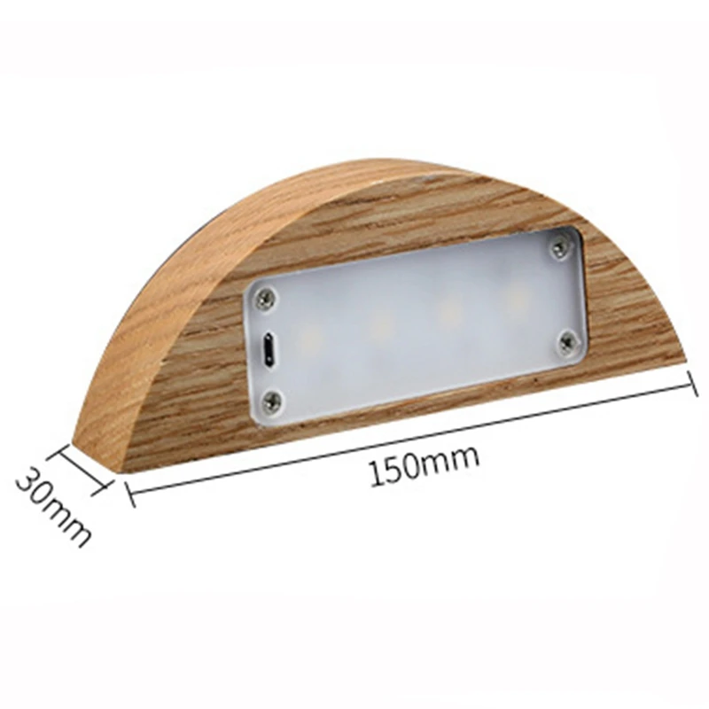 Светодиодный ночной Светильник из натурального дерева затемнения ночной Светильник защита глаз настольная лампа USB лампа Туалет