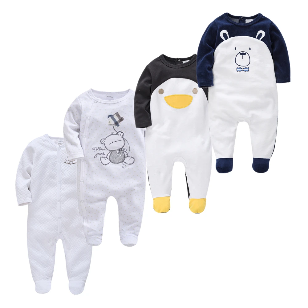 Ползунки для новорожденных мальчиков Ropas Bebe De хлопковый комбинезон с рисунком
