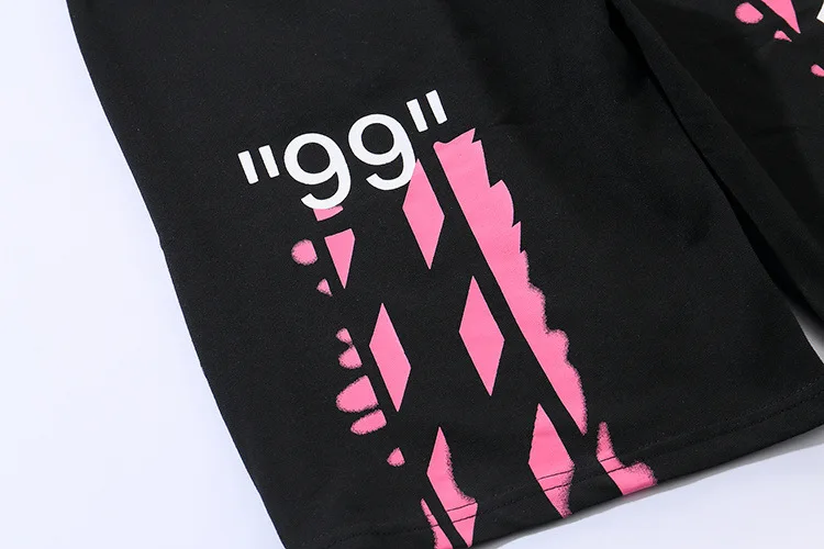 OFF-WHITE OW новые 99 печати уличные хип хоп мужские повседневные пляжные шорты